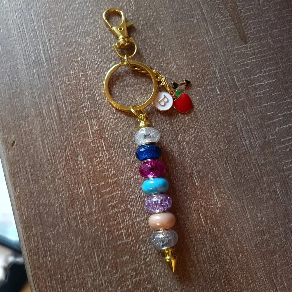 Beaded Handcrafted Initial 